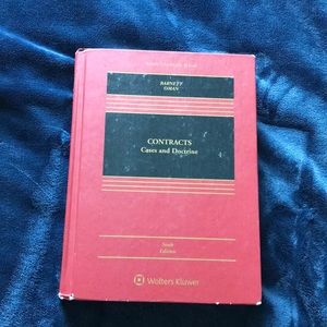 Law school textbook- contracts casebook
